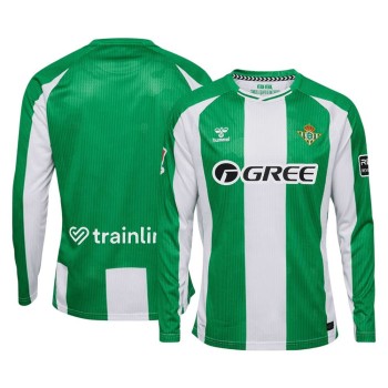 Men's Real Betis Home Long Sleeve Jersey 2025/26