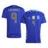 Men's J.ALVAREZ #9 Argentina Away Replica Soccer Jersey 2024