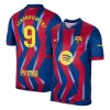 Men's LEWANDOWSKI #9 Barcelona Fourth Away Replica Soccer Jersey 2025/26
