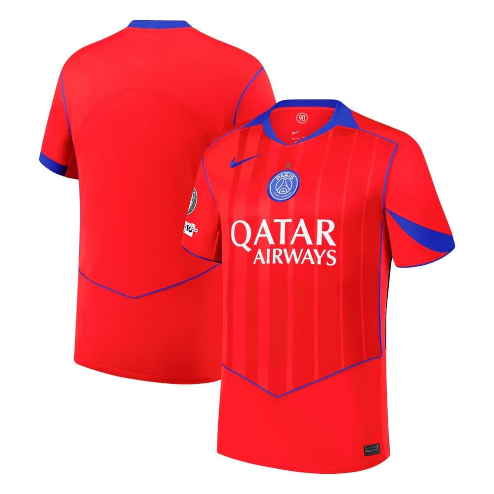 Men's PSG Third Away Replica Soccer Jersey Eiffel Star 2025/26 Men's PSG Third Away Replica Soccer Jersey Eiffel Star 2025/26