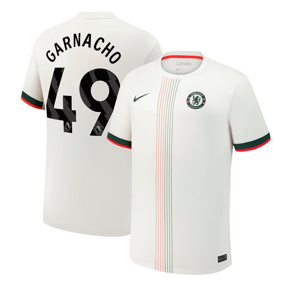 Men's GARNACHO #49 Chelsea Away Replica Soccer Jersey 2025/26 Men's GARNACHO #49 Chelsea Away Replica Soccer Jersey 2025/26