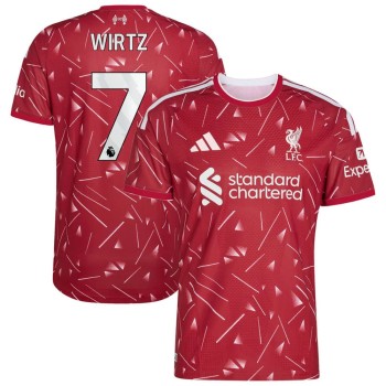 Kid's WIRTZ #7 Liverpool Home Authentic Jersey 2026/27