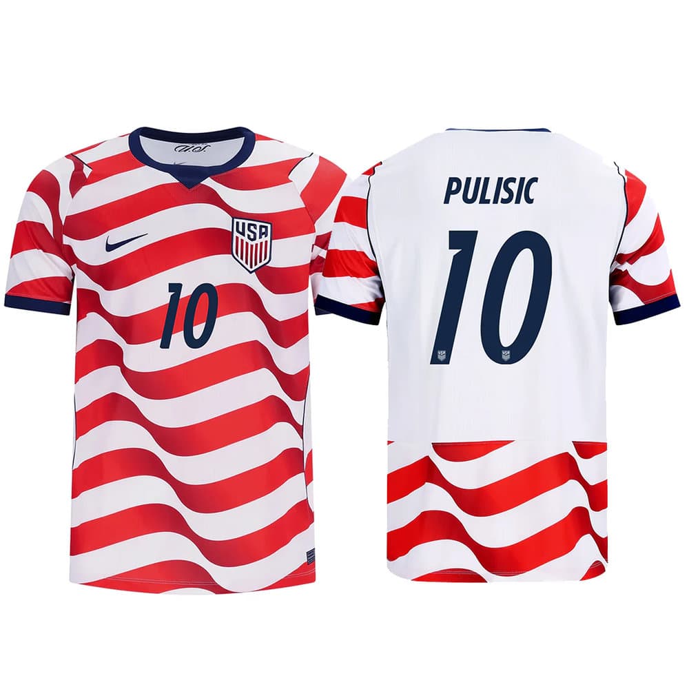 Men's Christian Pulisic #10 USA Home Stadium Replica Jersey World Cup 2026 Men's Christian Pulisic #10 USA Home Stadium Replica Jersey World Cup 2026