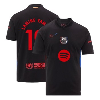 Men's LAMINE YAMAL #19 Barcelona Away Replica Soccer Jersey - Spotify Logo Without Text 2024/25 Men's LAMINE YAMAL #19 Barcelona Away Replica Soccer Jersey - Spotify Logo Without Text 2024/25