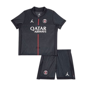 Kid's PSG Fourth Away Soccer Jersey Kit 2025/26 Kid's PSG Fourth Away Soccer Jersey Kit 2025/26