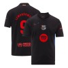 Men's LEWANDOWSKI #9 Barcelona Away Replica Soccer Jersey- Spotify Logo Without Text 2024/25