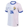 Men's DOUE #24 France Away Replica Soccer Jersey 2024