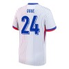 Men's DOUE #24 France Away Replica Soccer Jersey 2024