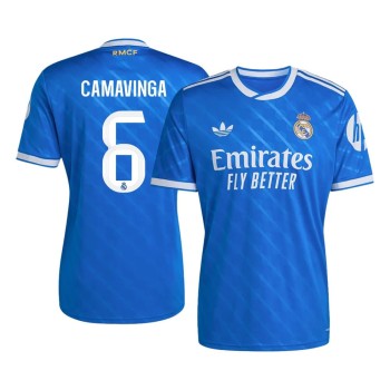 Men's CAMAVINGA #6 Real Madrid Third Away Replica Soccer Jersey 2025/26