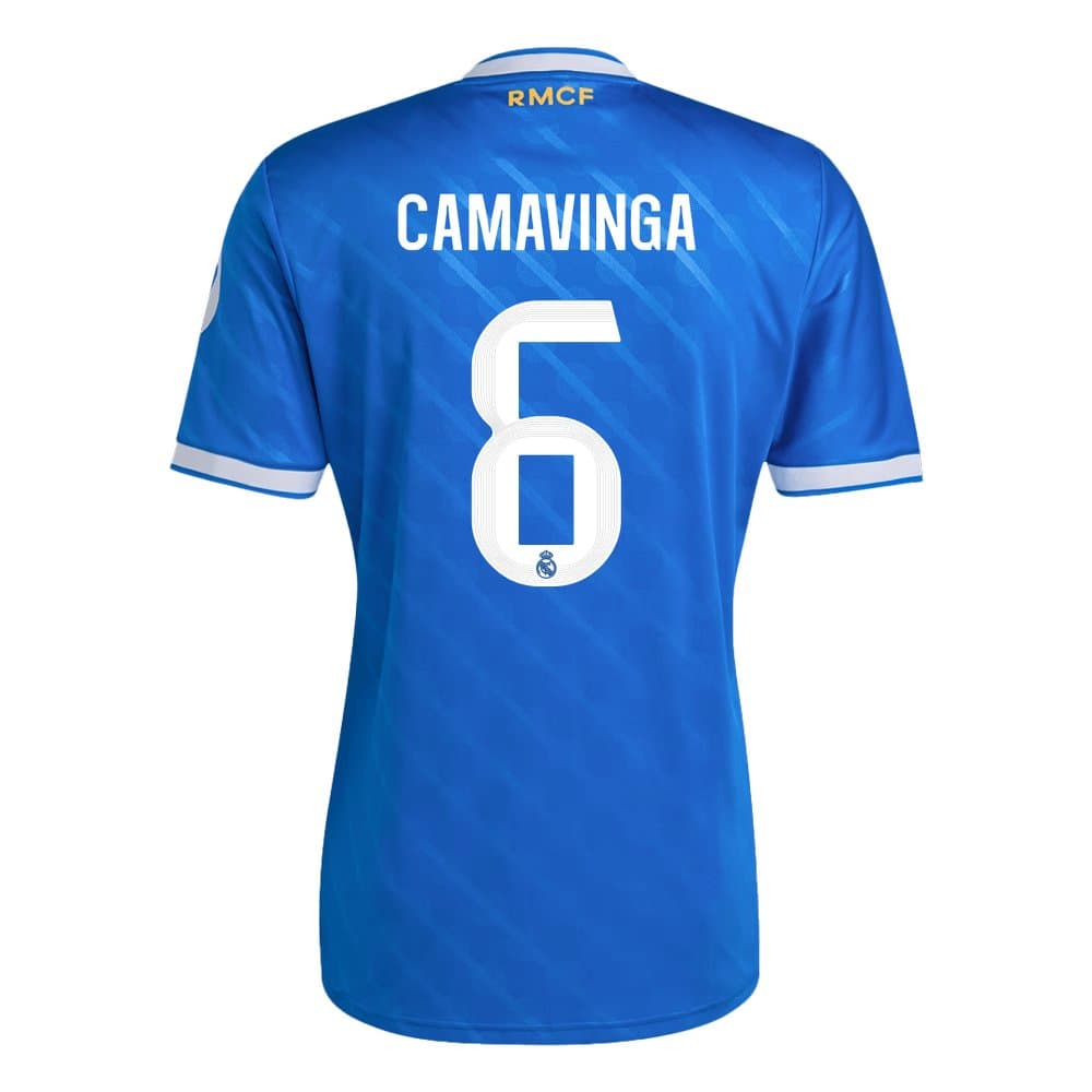 Men's CAMAVINGA #6 Real Madrid Third Away Replica Soccer Jersey 2025/26