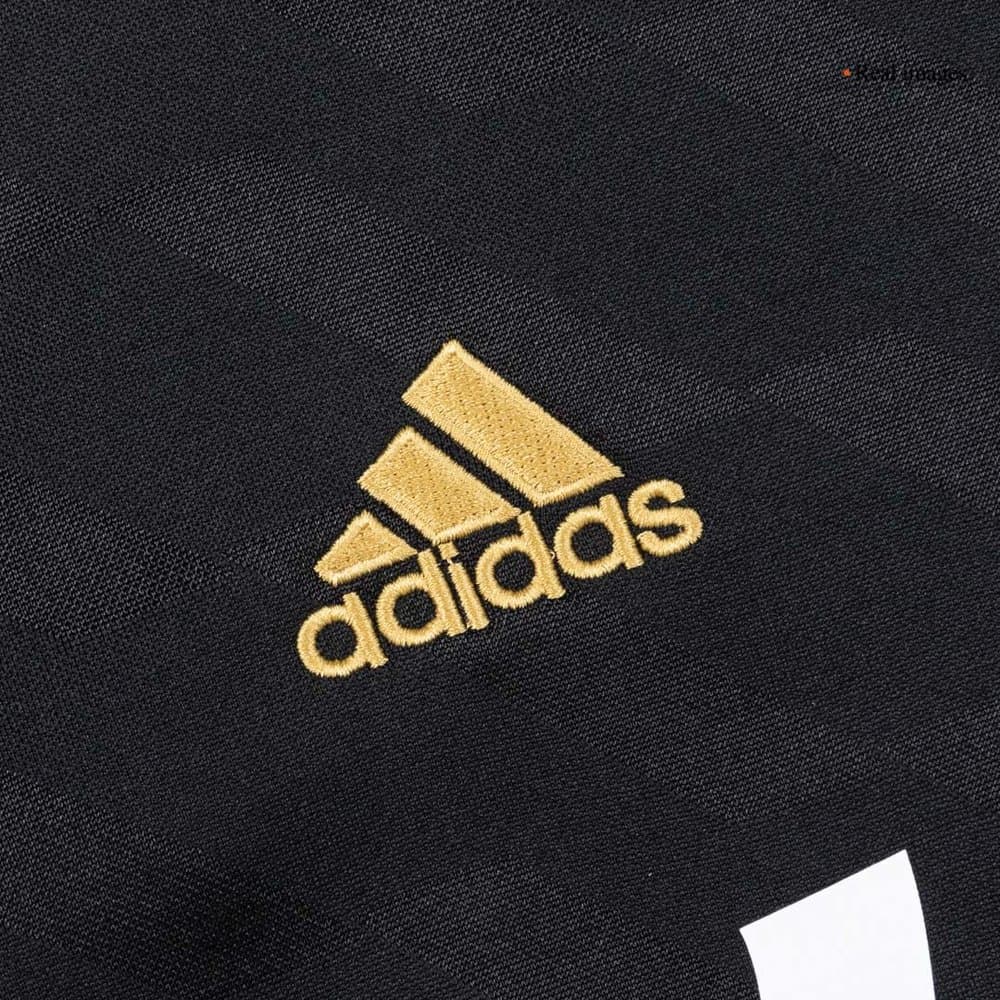Men's Real Madrid Away Long Sleeve Retro Soccer Jersey 2011/12