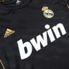Men's Real Madrid Away Long Sleeve Retro Soccer Jersey 2011/12