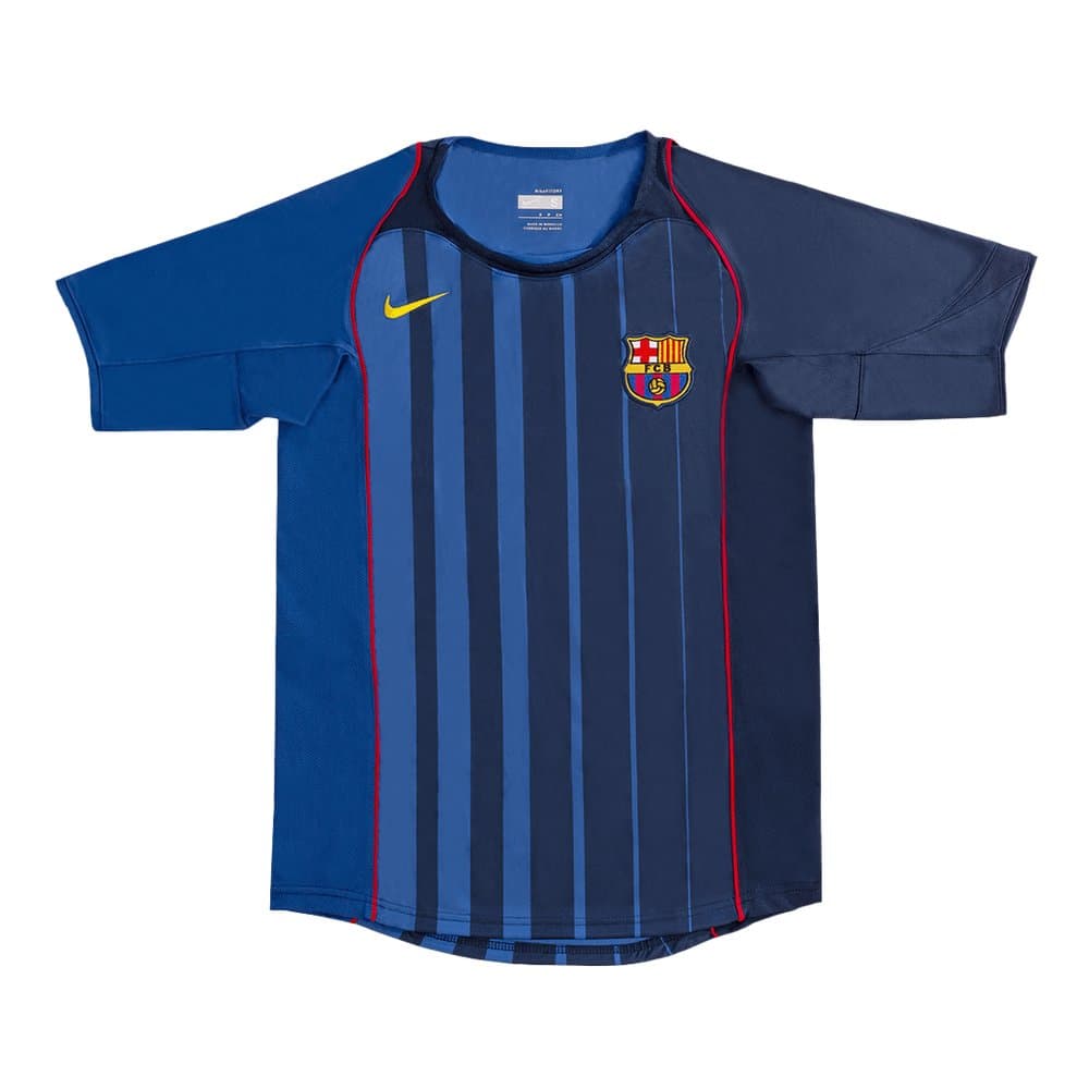 Men's XAVI #6 Barcelona Away Retro Soccer Jersey 2004/05 Men's XAVI #6 Barcelona Away Retro Soccer Jersey 2004/05