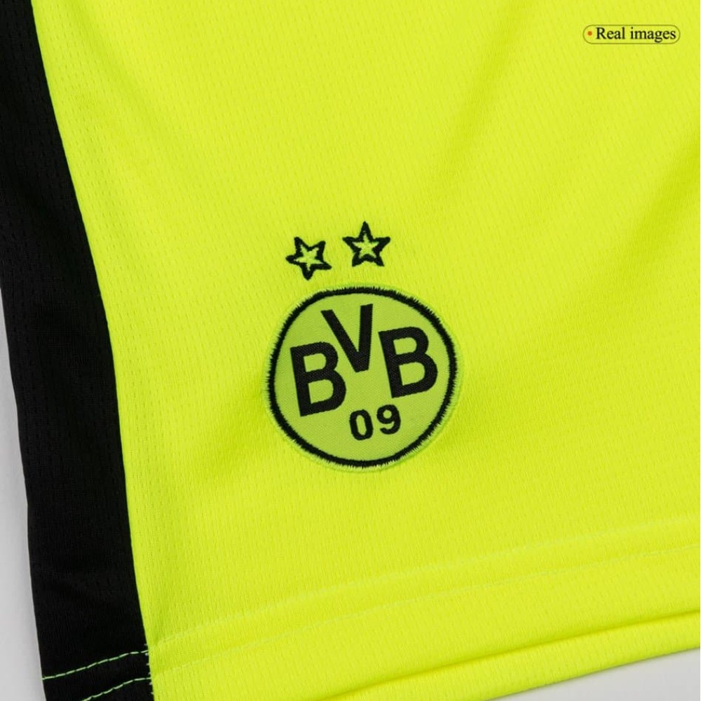 Kid's Borussia Dortmund Away Soccer Jersey Kit 2025/26 Kid's Borussia Dortmund Away Soccer Jersey Kit 2025/26