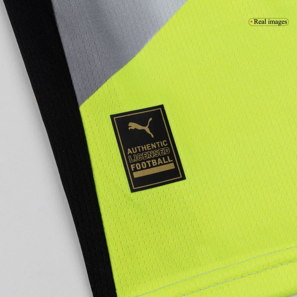 Kid's Borussia Dortmund Away Soccer Jersey Kit 2025/26 Kid's Borussia Dortmund Away Soccer Jersey Kit 2025/26