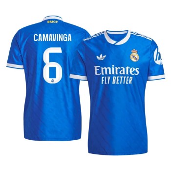 Men's CAMAVINGA #6 Real Madrid Third Away Authentic Soccer Jersey 2025/26