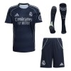 Men's Real Madrid Away Jersey Full Kit 2025/26 Men's Real Madrid Away Jersey Full Kit 2025/26