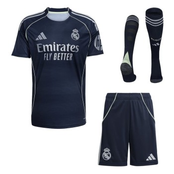 Men's Real Madrid Away Jersey Full Kit 2025/26 Men's Real Madrid Away Jersey Full Kit 2025/26