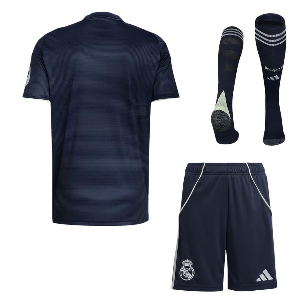 Men's Real Madrid Away Jersey Full Kit 2025/26 Men's Real Madrid Away Jersey Full Kit 2025/26