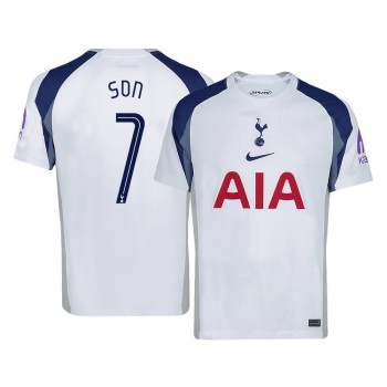 Men's SON #7 Tottenham Hotspur Home Replica Soccer Jersey -UCL 2025/26