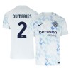 Men's DUMFRIES #2 Inter Milan Away Replica Soccer Jersey 2025/26