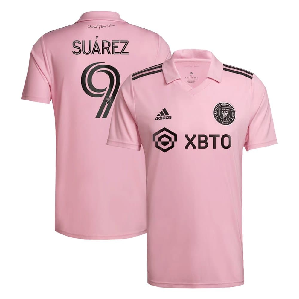 Men's SUÁREZ #9 Inter Miami CF Home Replica Soccer Jersey 2022 Men's SUÁREZ #9 Inter Miami CF Home Replica Soccer Jersey 2022