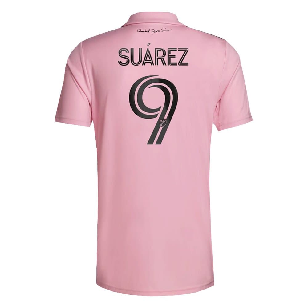 Men's SUÁREZ #9 Inter Miami CF Home Replica Soccer Jersey 2022 Men's SUÁREZ #9 Inter Miami CF Home Replica Soccer Jersey 2022
