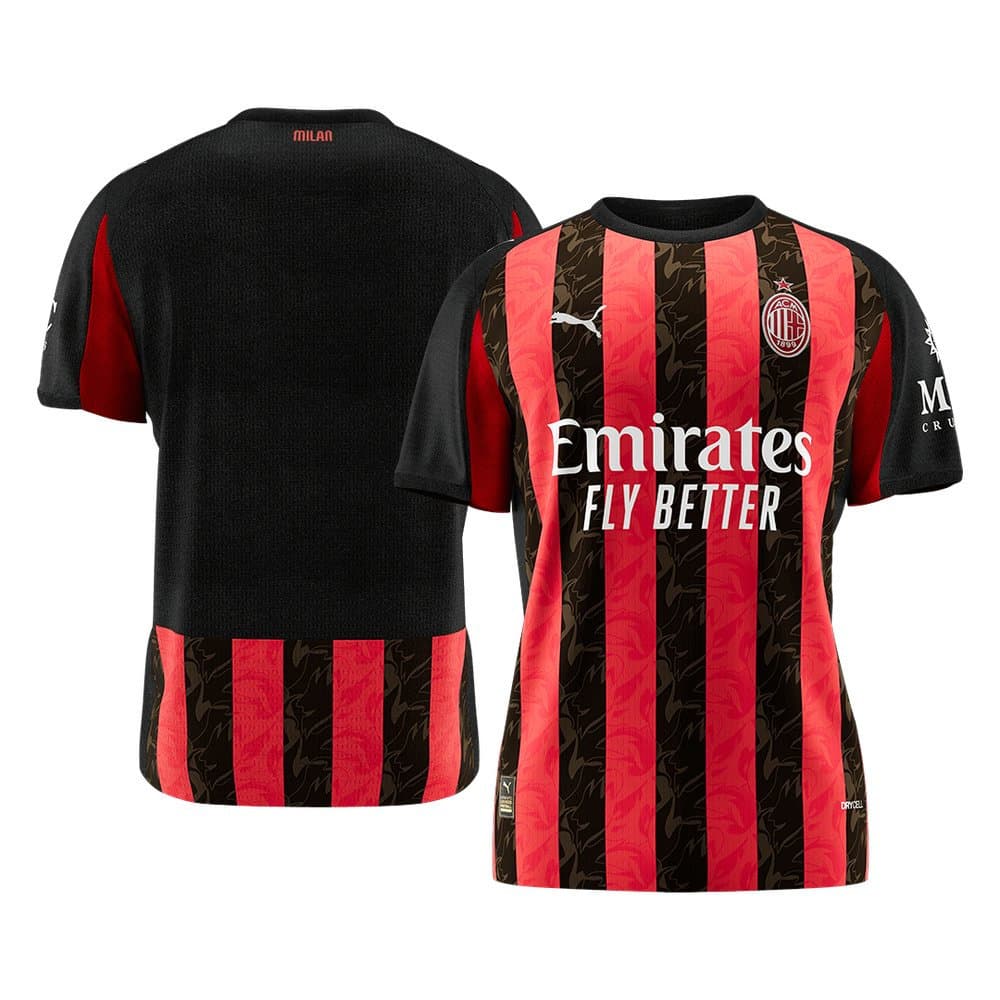 Men's AC Milan Home Replica Soccer Jersey 2025/26 Men's AC Milan Home Replica Soccer Jersey 2025/26