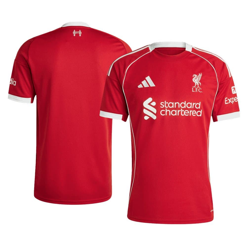 Men's Liverpool Home Replica Soccer Jersey 2025/26