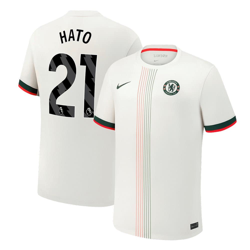Men's HATO #21 Chelsea Away Replica Soccer Jersey 2025/26 Men's HATO #21 Chelsea Away Replica Soccer Jersey 2025/26
