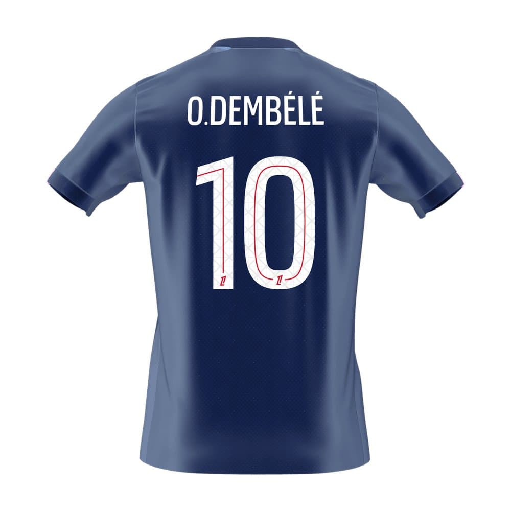 Men's O.DEMBÉLÉ #10 PSG Home Replica Soccer Jersey 2025/26 Men's O.DEMBÉLÉ #10 PSG Home Replica Soccer Jersey 2025/26