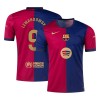 Men's LEWANDOWSKI #9 Barcelona Home Replica Soccer Jersey - Spotify Logo Without Text 2024/25 Men's LEWANDOWSKI #9 Barcelona Home Replica Soccer Jersey - Spotify Logo Without Text 2024/25