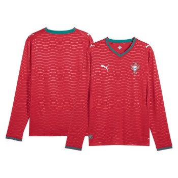 Men's Portugal Home Long Sleeve Jersey World Cup 2026