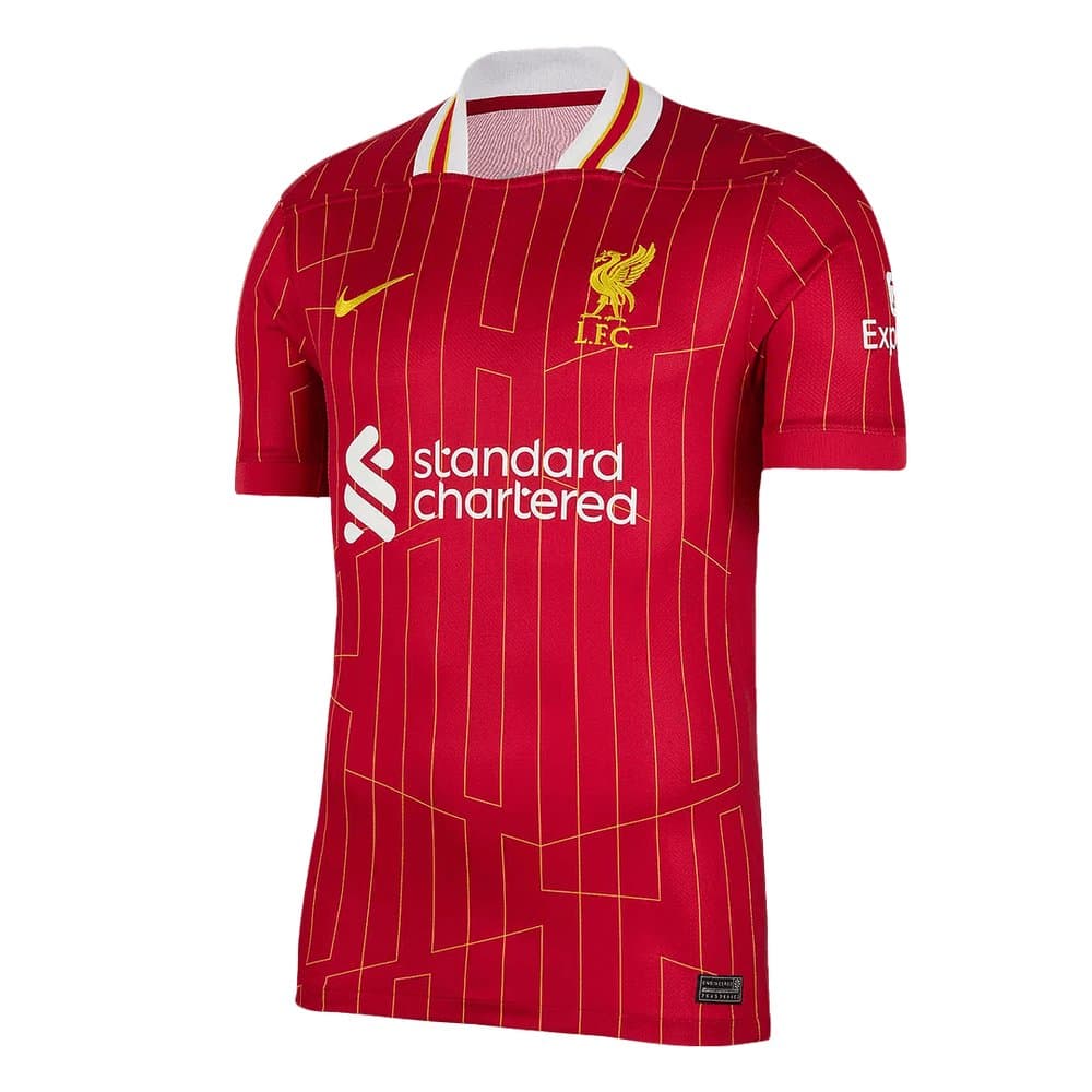 Men's Luis Díaz #7 Liverpool Home Replica Soccer Jersey 2024/25