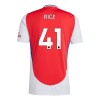 Men's RICE #41 Arsenal Home Replica Soccer Jersey 2024/25 Men's RICE #41 Arsenal Home Replica Soccer Jersey 2024/25