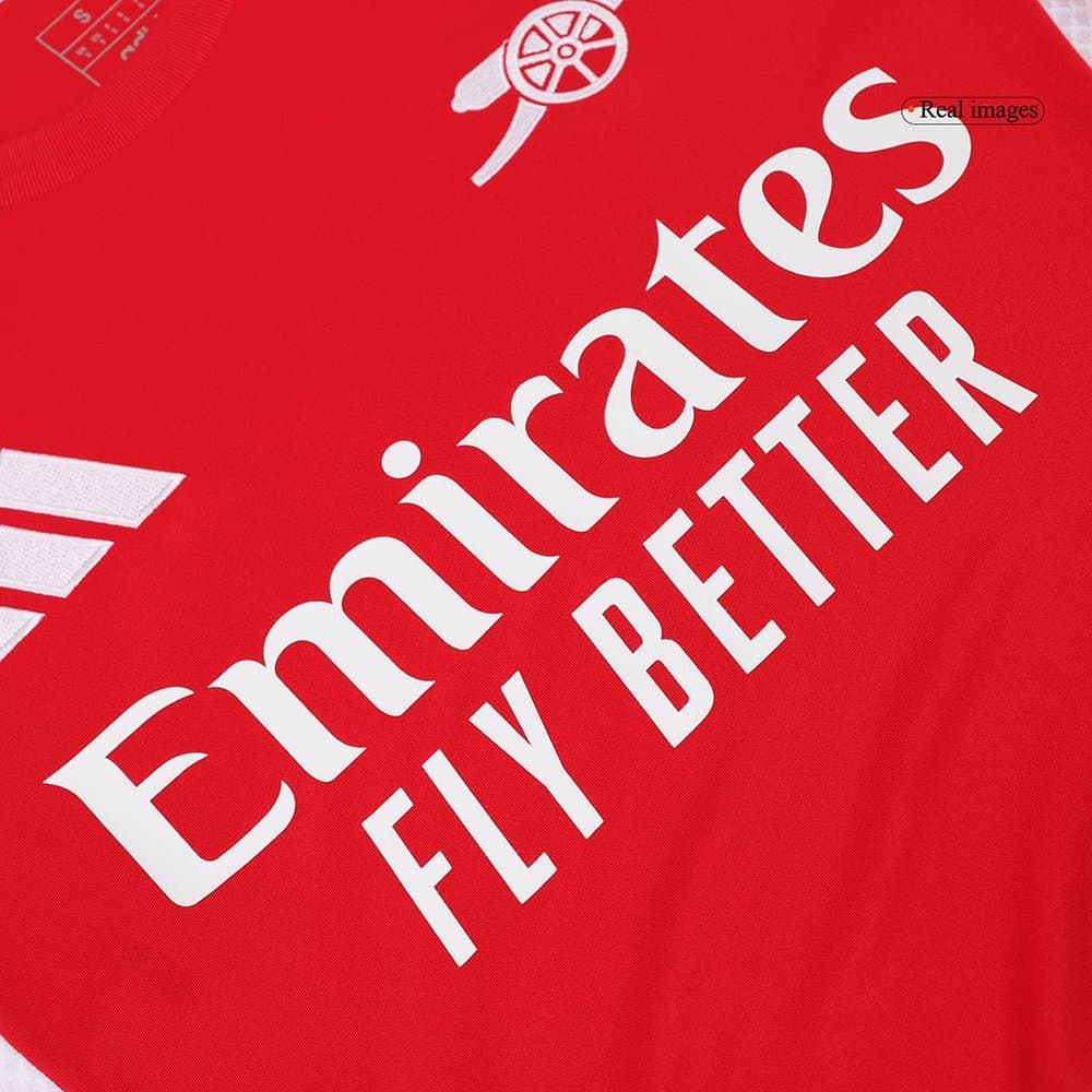 Men's RICE #41 Arsenal Home Replica Soccer Jersey 2024/25 Men's RICE #41 Arsenal Home Replica Soccer Jersey 2024/25