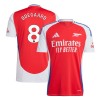 Men's ØDEGAARD #8 Arsenal Home Replica Soccer Jersey 2024/25