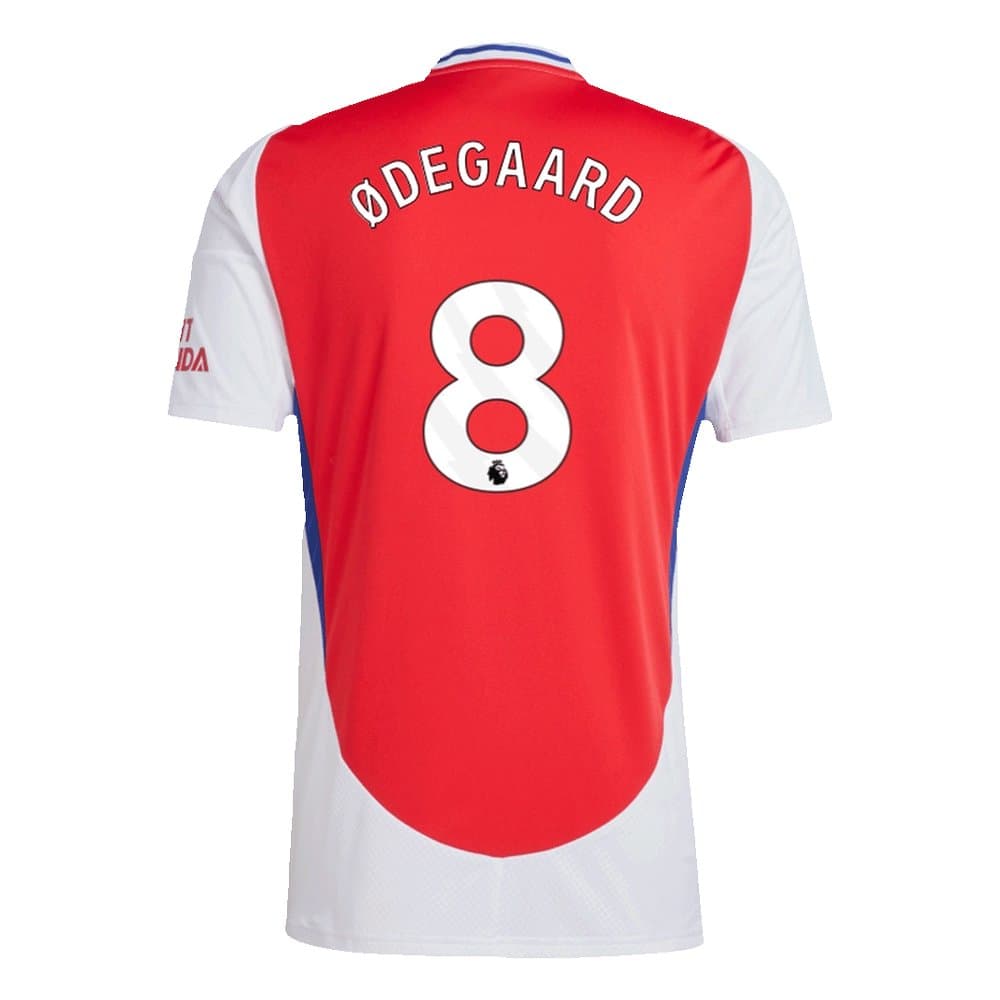 Men's ØDEGAARD #8 Arsenal Home Replica Soccer Jersey 2024/25