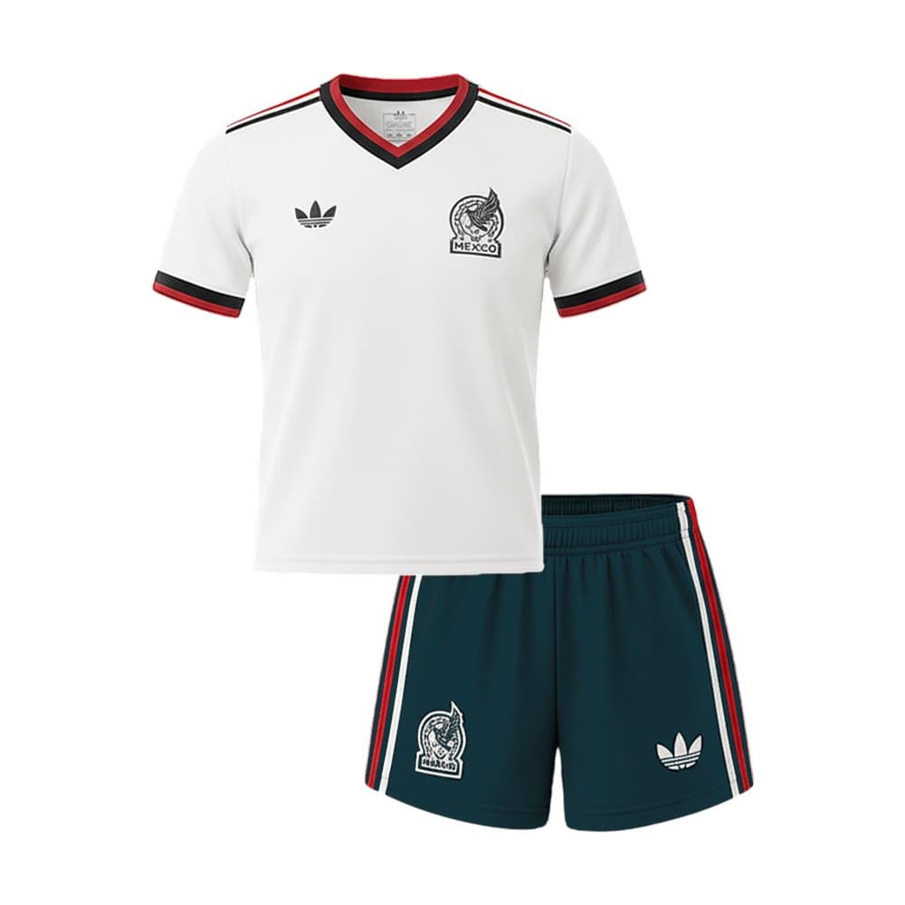 Kid's Mexico Away World Cup Soccer Jersey Kit 2026 Kid's Mexico Away World Cup Soccer Jersey Kit 2026