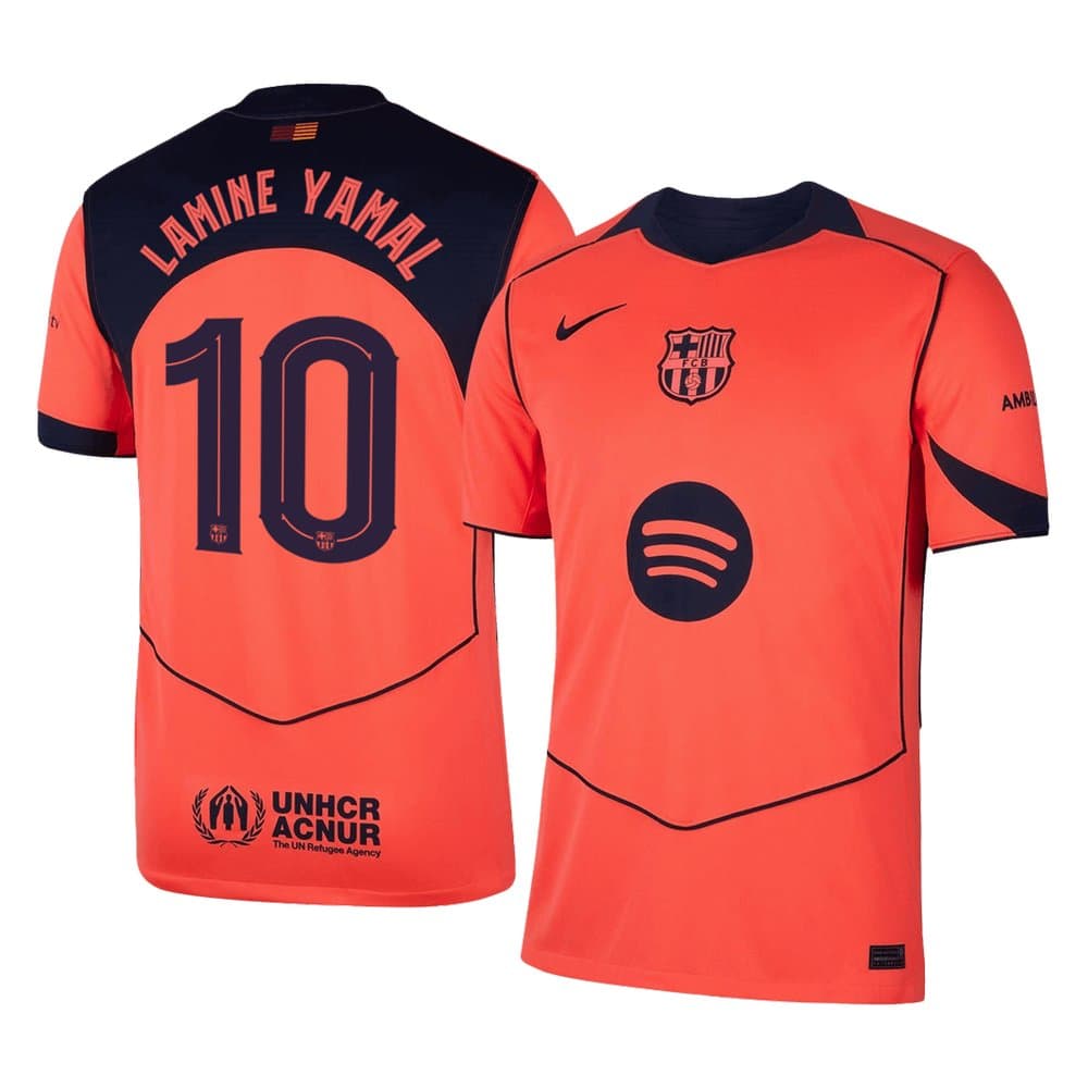 Men's LAMINE YAMAL #10 Barcelona Third Away Replica Soccer Jersey -UCL 2025/26 Men's LAMINE YAMAL #10 Barcelona Third Away Replica Soccer Jersey -UCL 2025/26