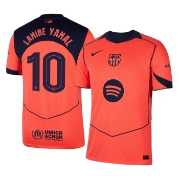 Men's LAMINE YAMAL #10 Barcelona Third Away Replica Soccer Jersey -UCL 2025/26