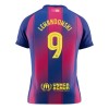 Men's LEWANDOWSKI #9 Barcelona Home Replica Soccer Jersey -UCL 2025/26