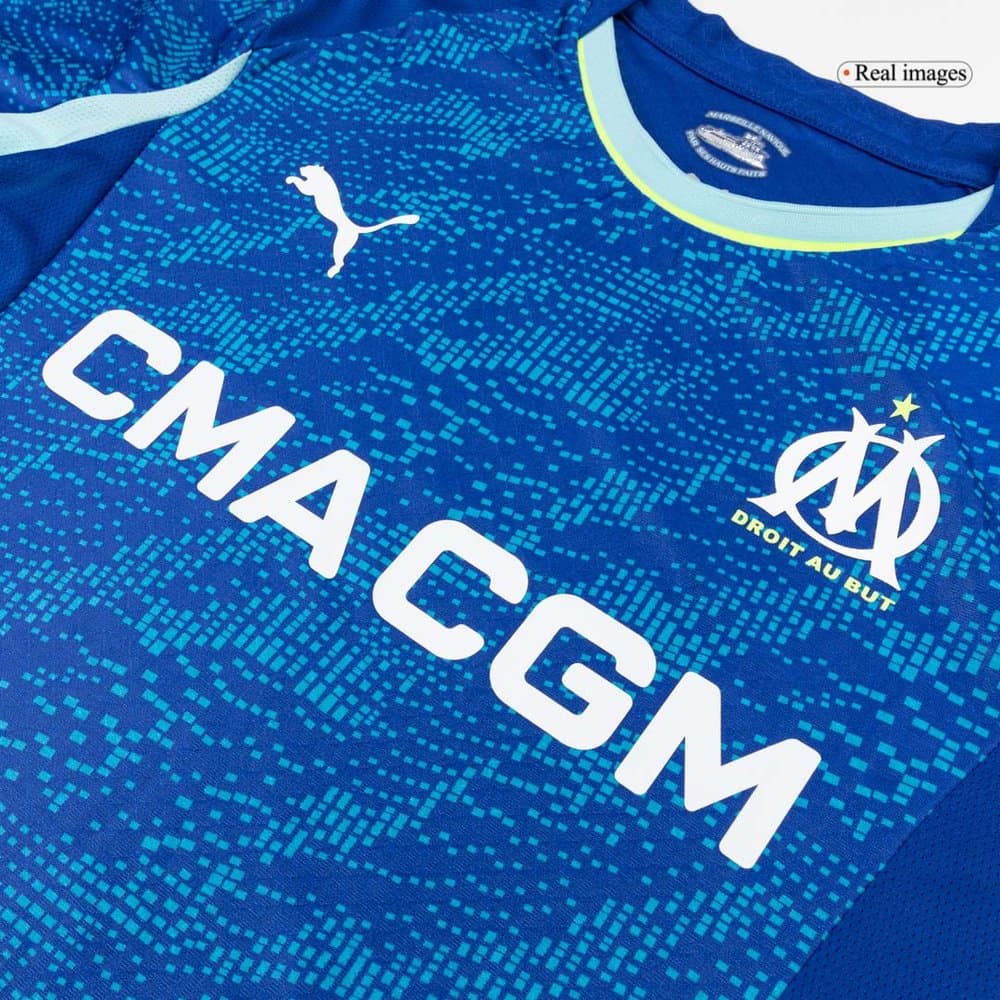 Men's Marseille Third Away Authentic Soccer Jersey 2025/26 Men's Marseille Third Away Authentic Soccer Jersey 2025/26