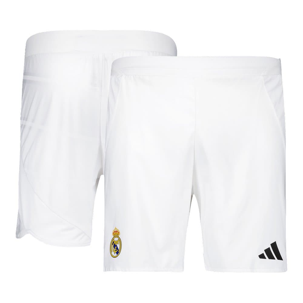 Men's Real Madrid Home Authentic Soccer Shorts 2024/25 Men's Real Madrid Home Authentic Soccer Shorts 2024/25