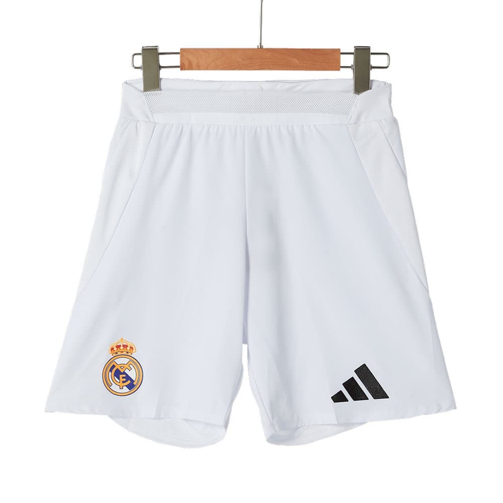 Men's Real Madrid Home Authentic Soccer Shorts 2024/25 Men's Real Madrid Home Authentic Soccer Shorts 2024/25