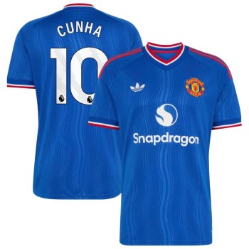 Men's CUNHA #10 Manchester United Away Replica Jersey 2026/27