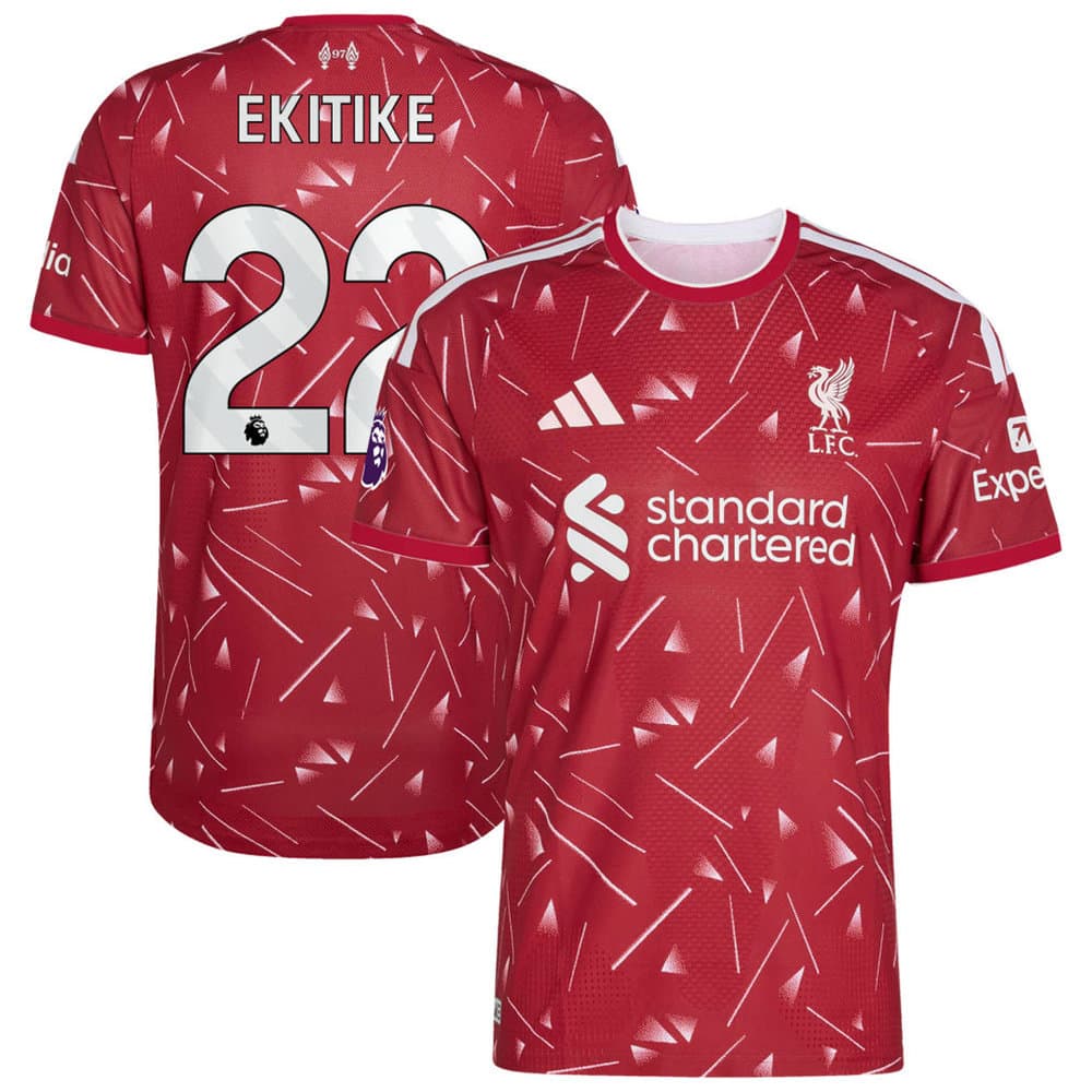 Kid's EKITIKE #22 Liverpool Home Authentic Jersey 2026/27