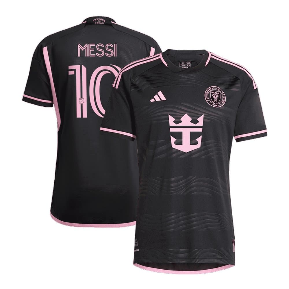 Men's MESSI #10 Inter Miami CF Away Authentic Soccer Jersey 2024