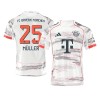 Men's MÜLLER #25 Bayern Munich Away Authentic Jersey 2025/26 Men's MÜLLER #25 Bayern Munich Away Authentic Jersey 2025/26