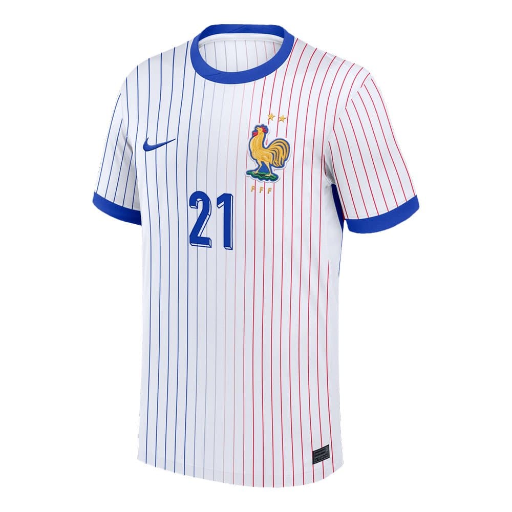 Men's L.HERNANDEZ #21 France Away Replica Soccer Jersey 2024 Men's L.HERNANDEZ #21 France Away Replica Soccer Jersey 2024